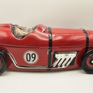 Kurtis Kraft 500S Roadster Silver Crane Collectible Race Car Storage Tin Portuga